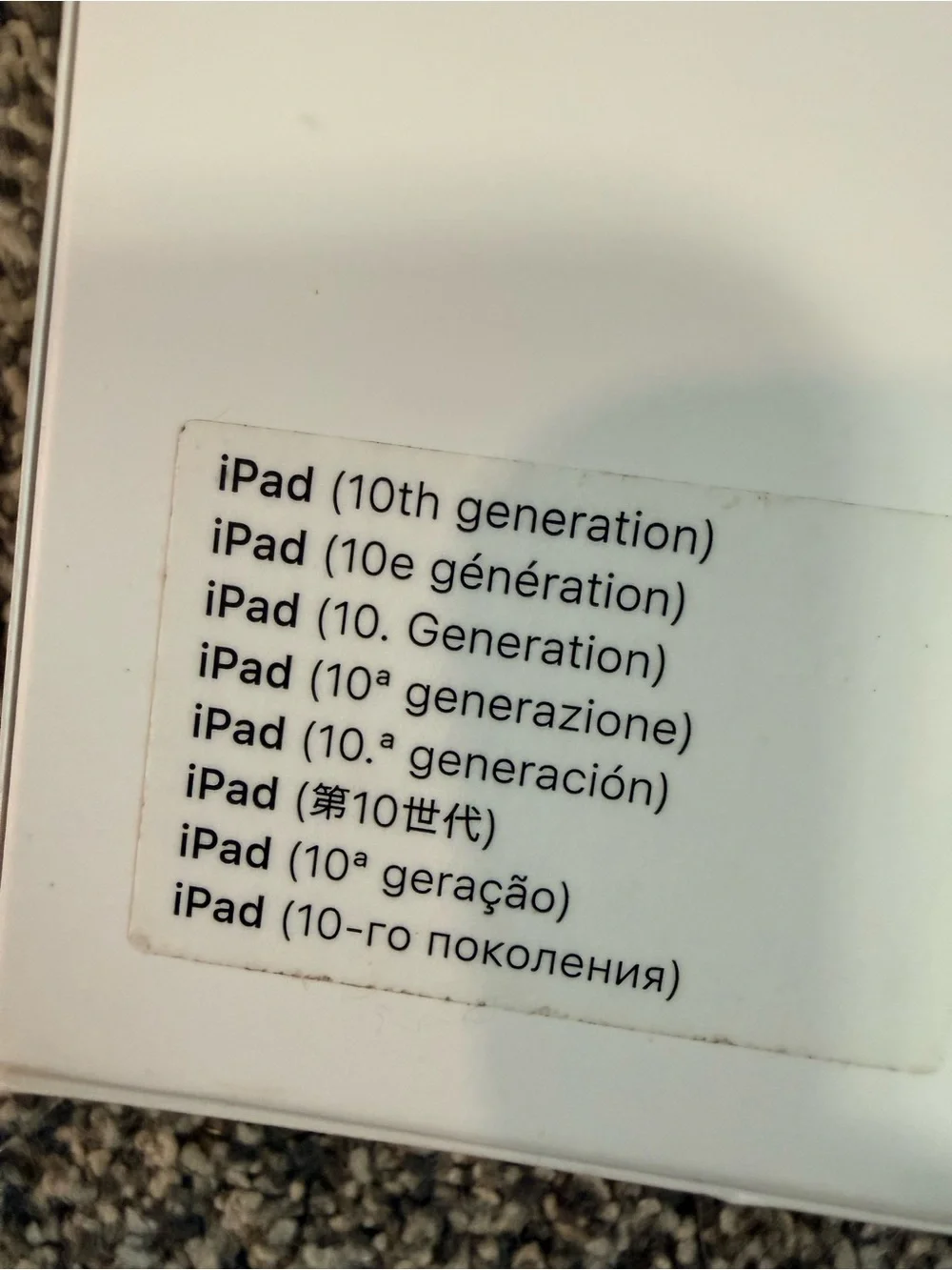 Apple iPad Smart Folio Sky Blue for iPad 10th Generation Open Box New